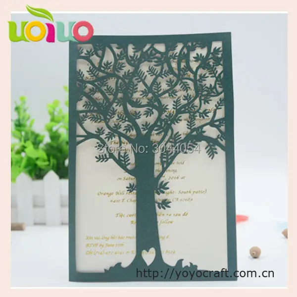 Love tree laser cutting ecofriendly wedding invitation card guangzhou good quality factory open invitation cards model
Love tree laser cutting ecofriendly wedding invitation card guangzhou good quality factory open invitation cards model