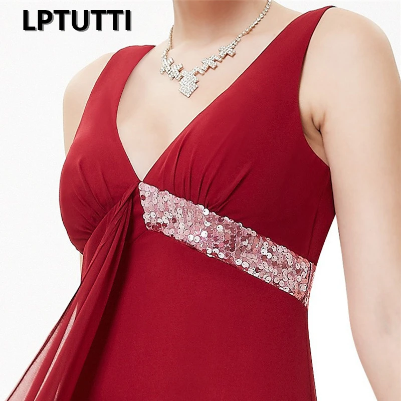 LPTUTTI Sequin Chiffon Plus Size New For Women Elegant Date Ceremony Party Prom Gown Formal Gala Luxury Long Evening Dresses
LPTUTTI Sequin Chiffon Plus Size New For Women Elegant Date Ceremony Party Prom Gown Formal Gala Luxury Long Evening Dresses