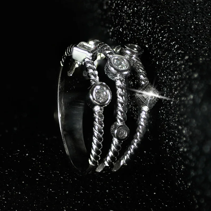 Solid Real Original solid Design! 925 Sterling Silver Wedding Engagement band eternity ring Finger for Women Jewelry R4319S
Solid Real Original solid Design! 925 Sterling Silver Wedding Engagement band eternity ring Finger for Women Jewelry R4319S