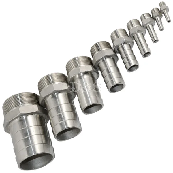 MEGAIRON BSPT 1/8" DN6 Male Thread Pipe Connector * 8mm Barb Hose Tail Stainless Steel SS304 Hosetail
MEGAIRON BSPT 1/8" DN6 Male Thread Pipe Connector * 8mm Barb Hose Tail Stainless Steel SS304 Hosetail