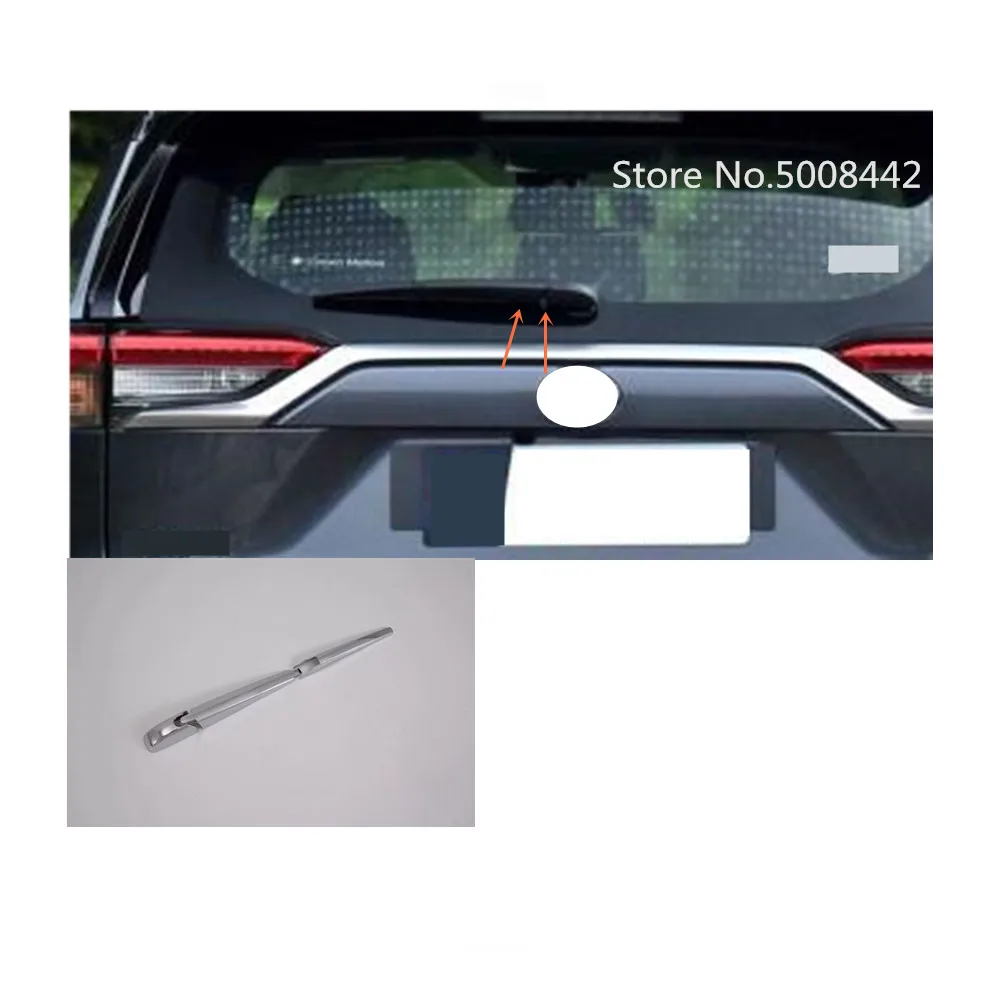 Car Trim ABS Chrome Rear Glass Wiper Nozzle Cover Tail Window Frame 3pcs For Toyota RAV4 2019 2020 2021
Car Trim ABS Chrome Rear Glass Wiper Nozzle Cover Tail Window Frame 3pcs For Toyota RAV4 2019 2020 2021