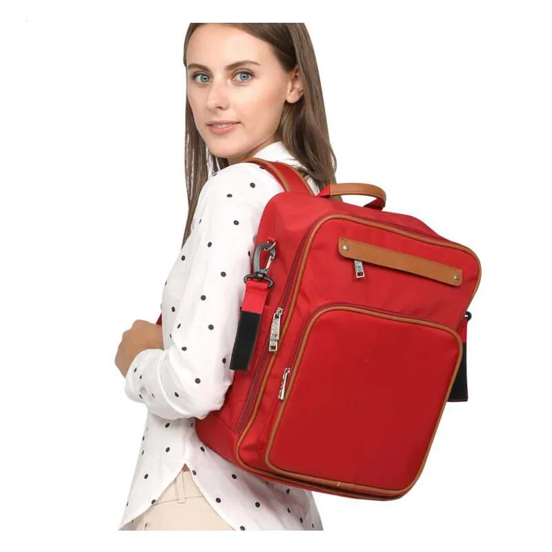 Shoulder Mommy Bag Solid Color Nylon Business Type Shell Mummy Bag Waterproof Outing Backpack Mom Pack Baby Care Bag Trailer Bag
Shoulder Mommy Bag Solid Color Nylon Business Type Shell Mummy Bag Waterproof Outing Backpack Mom Pack Baby Care Bag Trailer Bag