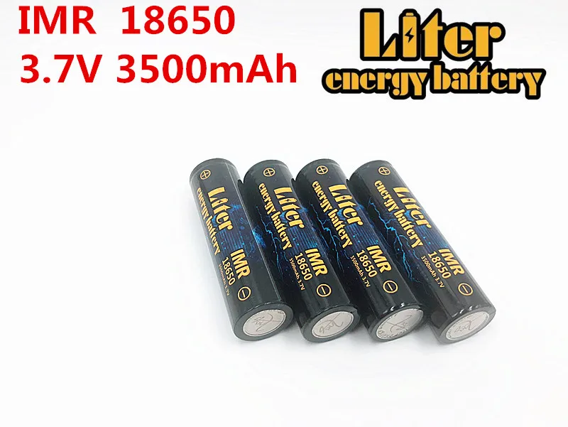 Liter energy battery 100% original 8PCS IMR18650 3.7V 3500MAH 4.8A 18650 Rechargeable battery use battery core for Flashlight
Liter energy battery 100% original 8PCS IMR18650 3.7V 3500MAH 4.8A 18650 Rechargeable battery use battery core for Flashlight