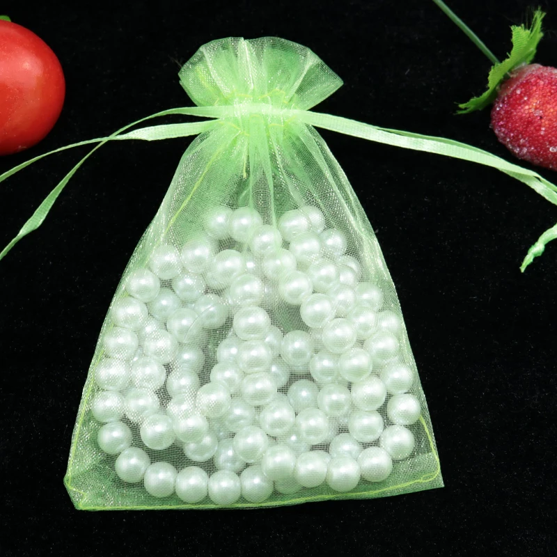 100pcs/lot 13x18cm Light Green Organza Bags Drawable Candy Jewelry Packaging Bags Pouches Cute Party Favor Organza Gift Bag
100pcs/lot 13x18cm Light Green Organza Bags Drawable Candy Jewelry Packaging Bags Pouches Cute Party Favor Organza Gift Bag