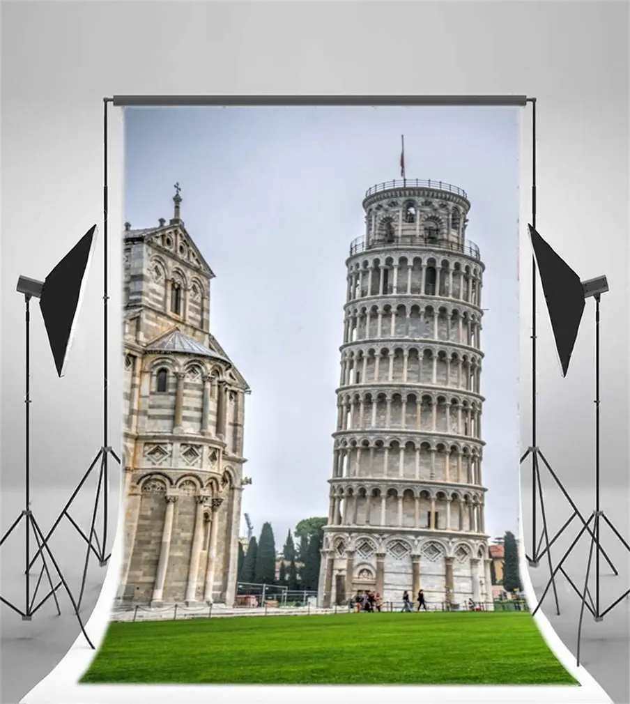 Photography Backdrop European Architecture Scenic Spot The Leaning Tower of Pisa Grass Field Nature
Photography Backdrop European Architecture Scenic Spot The Leaning Tower of Pisa Grass Field Nature