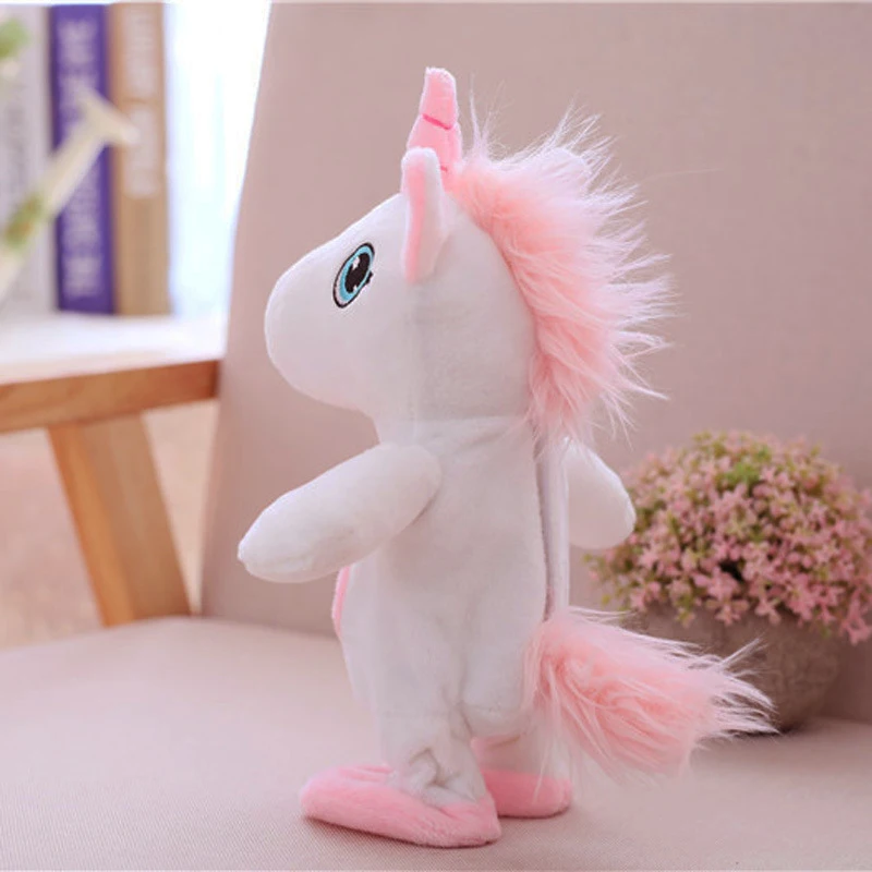 Talking Unicorn Walki-talki Electric Walking Repeater Record Plush Toy Baby Kawaii Funny Stuffed Animal Horse Dolls 25cm0.1kg
Talking Unicorn Walki-talki Electric Walking Repeater Record Plush Toy Baby Kawaii Funny Stuffed Animal Horse Dolls 25cm0.1kg