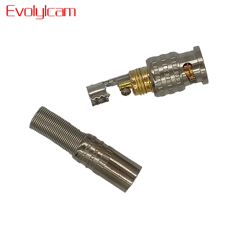 Evolylcam 25pcs/lot Gold BNC Male Video Plug Coupler Connector To Screw For RG59 Cable Adapter CCTV Security Camera Converter
Evolylcam 25pcs/lot Gold BNC Male Video Plug Coupler Connector To Screw For RG59 Cable Adapter CCTV Security Camera Converter