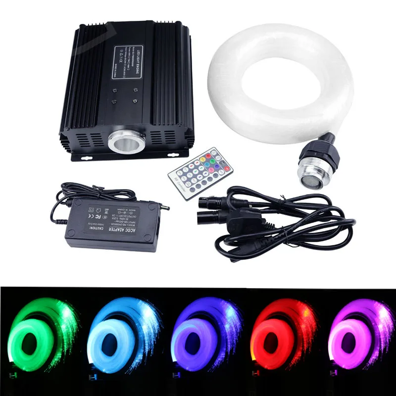 DMX 45W RGB LED fiber optic light kit star sky ceiling 300/600/800pcs*0.75mm 2M with 28key remote for light fixture of ceiling
DMX 45W RGB LED fiber optic light kit star sky ceiling 300/600/800pcs*0.75mm 2M with 28key remote for light fixture of ceiling