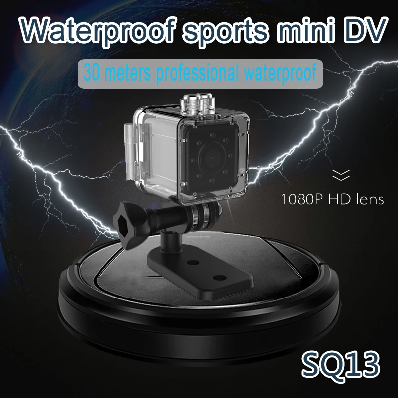 Новая мини камера SQ13 Wifi DV спортивная водонепроницаемая карманная видеокамера