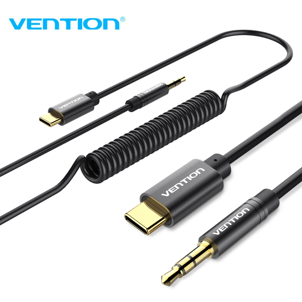 Vention Type C to 3.5mm Audio Cable USB Type-C 3.5 Jack USB C to 3.5 mm Spring Aux Cable for Xiaomi Car Stereo Speaker Headphone
Vention Type C to 3.5mm Audio Cable USB Type-C 3.5 Jack USB C to 3.5 mm Spring Aux Cable for Xiaomi Car Stereo Speaker Headphone