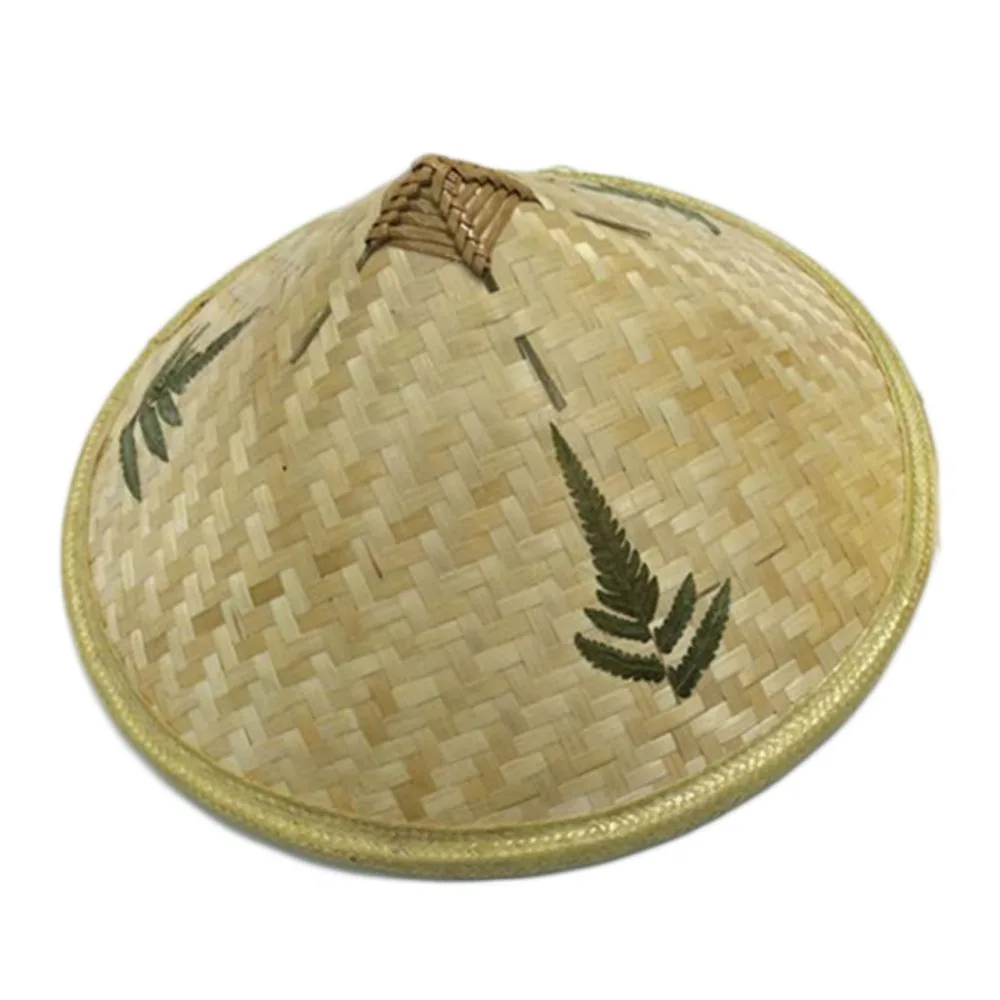 Bamboo woven straw hat Hand-woven straw hat 36 cm diameter travel rain hat dance props cone sun hat children adult
Bamboo woven straw hat Hand-woven straw hat 36 cm diameter travel rain hat dance props cone sun hat children adult
