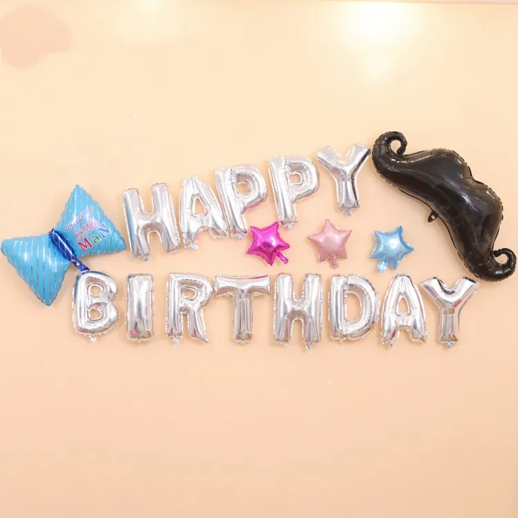 happy birthday letter Foil Balloons mustache BOUQUET little man girl First Birthday Balloon Baby shower Birthday Party supplies
happy birthday letter Foil Balloons mustache BOUQUET little man girl First Birthday Balloon Baby shower Birthday Party supplies