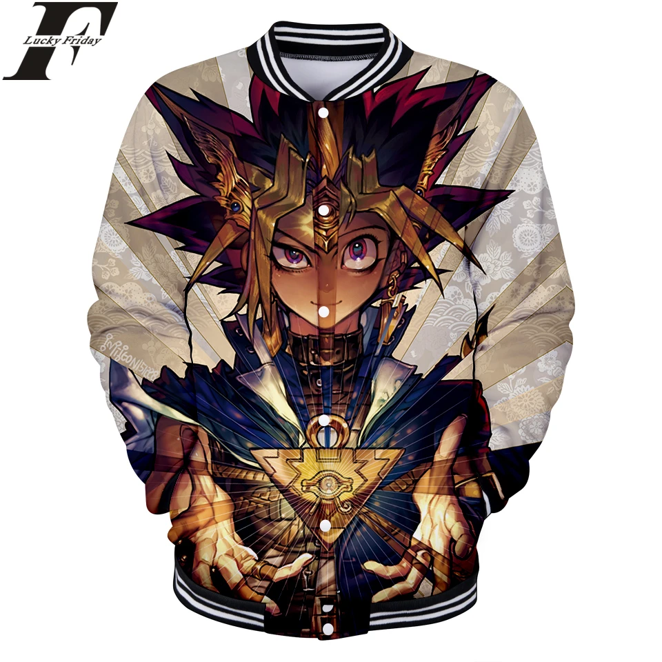 Бейсбольная куртка Duel Monsters 3D Мужская/Женская классическая Весенняя бейсбольная