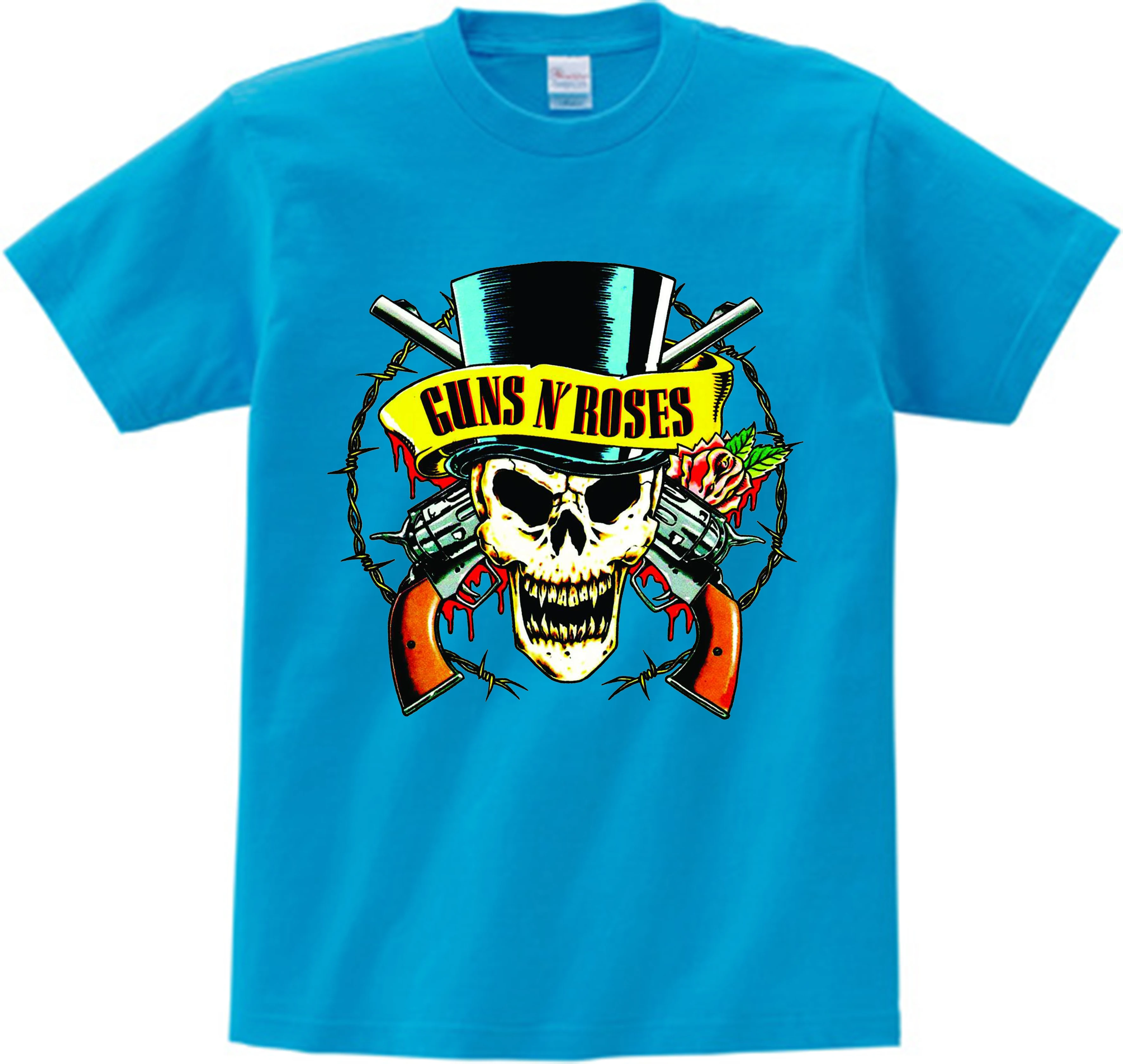 Детская модная футболка с надписью Slash Rock Band Gun N Roses детские летние топы 2021