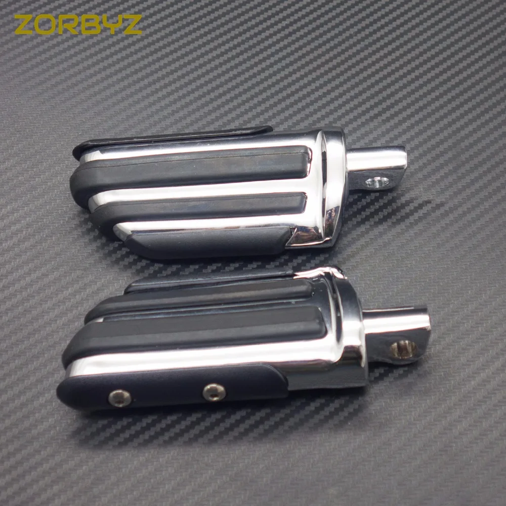 ZORBYZ новые хромированные подножки передние и задние для Harley Sportster 1200 Softail Dyna