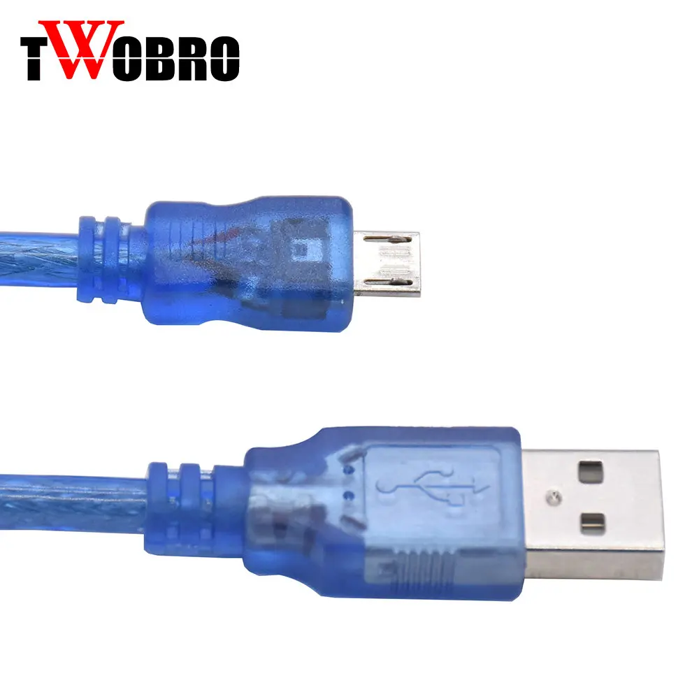 Кабель для передачи данных Micro USB 2 0 30 см внешний кабель Mirco B с двойным