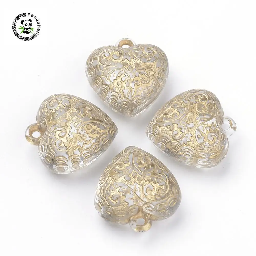 Pandahall Clear Plating Transparent Acrylic Pendants Golden Metal Enlaced Beads DIY Charms Necklace Bracelet Jewelry Making
Pandahall Clear Plating Transparent Acrylic Pendants Golden Metal Enlaced Beads DIY Charms Necklace Bracelet Jewelry Making