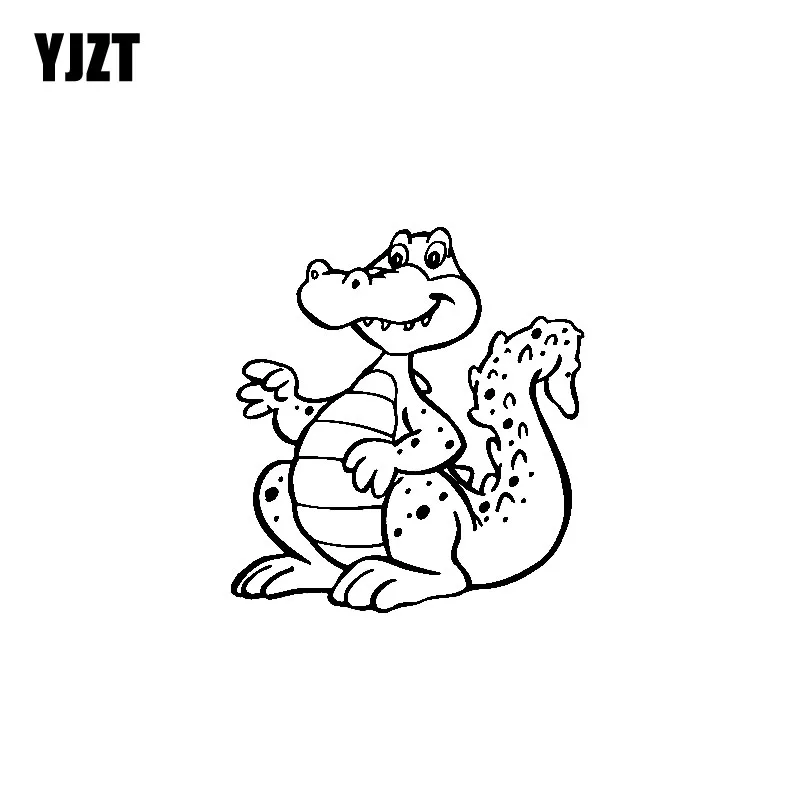 YJZT 13.7CM*15CM Cartoon Crocodile Original Cute Artistic Vinyl Decal Art Car Sticker Black/Silver C19-1147
YJZT 13.7CM*15CM Cartoon Crocodile Original Cute Artistic Vinyl Decal Art Car Sticker Black/Silver C19-1147
