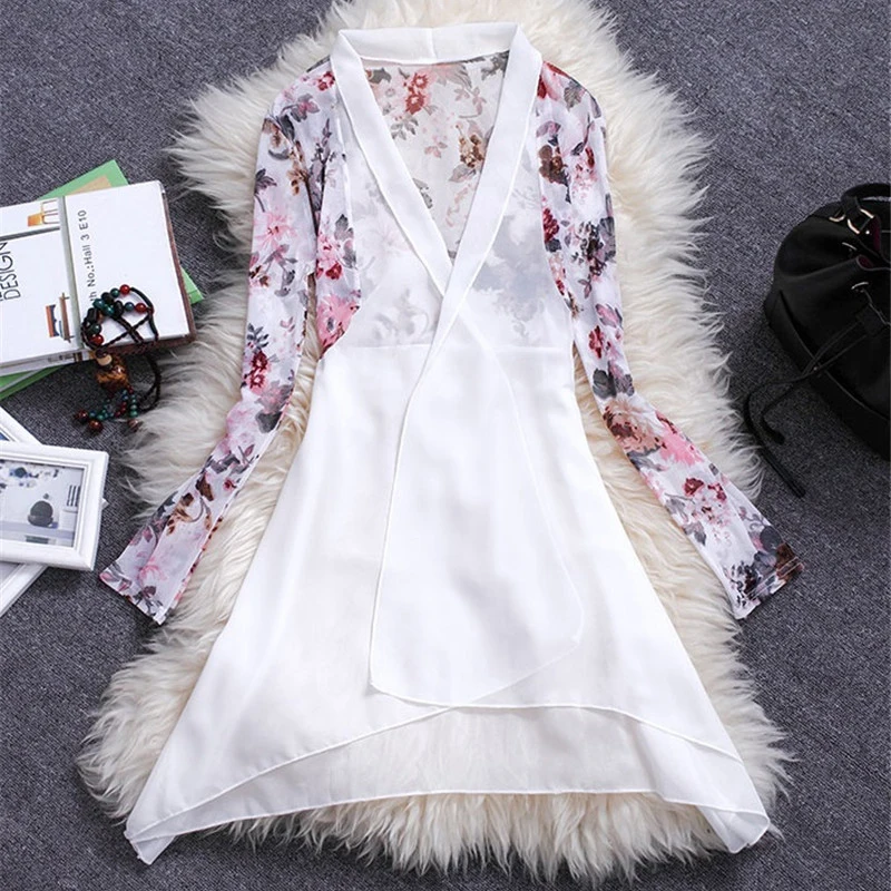 2019 Summer Sun Protection Female Long Sleeve Casual Women's Chiffon Outside Shawl Thin Coat Print Cardigan Flower Jacket R506
2019 Summer Sun Protection Female Long Sleeve Casual Women's Chiffon Outside Shawl Thin Coat Print Cardigan Flower Jacket R506