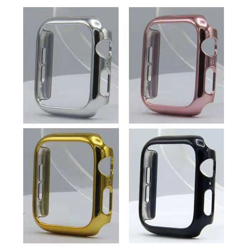 Ультратонкий чехол рамка из поликарбоната для Apple Watch iwatch серии 4 44 мм 40 iwatch4