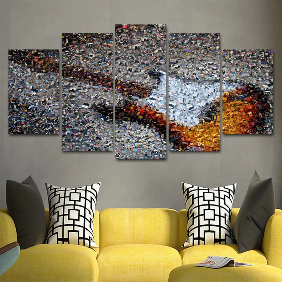 Op de muur HD print olieverf Film modulaire foto Scenery poster kind room decor woondecoratie 5 stks canvas art z260
Op de muur HD print olieverf Film modulaire foto Scenery poster kind room decor woondecoratie 5 stks canvas art z260