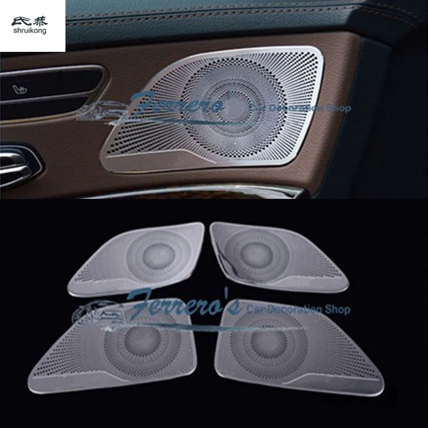 4pcs/Lot For Mercedes Benz S-Class S320L S350L Aluminum Alloy Door Speaker Horn Decoration Cover
4pcs/Lot For Mercedes Benz S-Class S320L S350L Aluminum Alloy Door Speaker Horn Decoration Cover