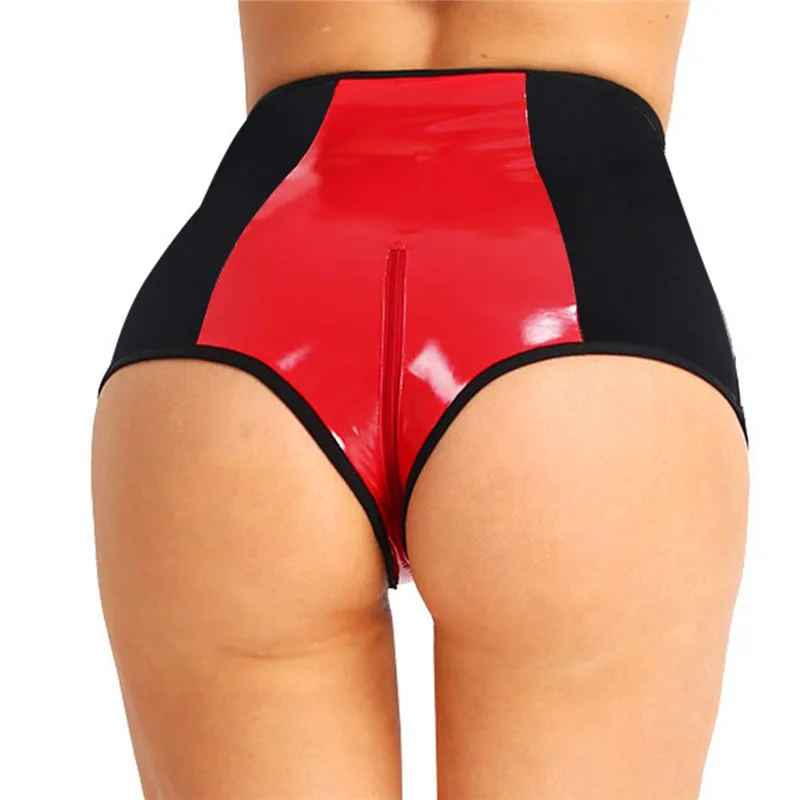 Women's Pole Dance Shorts Wetlook Leather Dance Hot Rave Shorts Dancing Costumes Zipper Open Crotch Music Festivals Rave Clothes
Women's Pole Dance Shorts Wetlook Leather Dance Hot Rave Shorts Dancing Costumes Zipper Open Crotch Music Festivals Rave Clothes