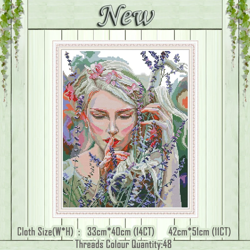 Listen to the quiet beauty girl painting counted printed on the canvas DMC 11CT 14CT kits Cross Stitch Embroidery needlework Set
Listen to the quiet beauty girl painting counted printed on the canvas DMC 11CT 14CT kits Cross Stitch Embroidery needlework Set