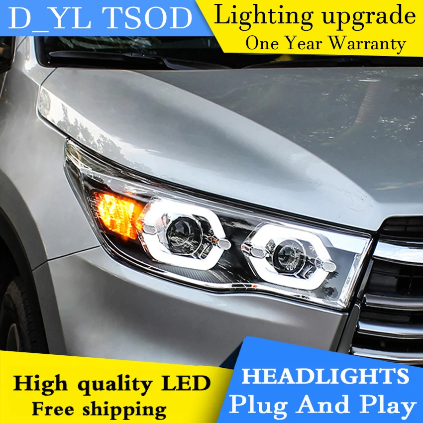 Car Styling Headlights for Highlander 2015 LED Headlight for Highlander Head Lamp LED Daytime Running Light LED DRL Bi-Xenon HID
Car Styling Headlights for Highlander 2015 LED Headlight for Highlander Head Lamp LED Daytime Running Light LED DRL Bi-Xenon HID