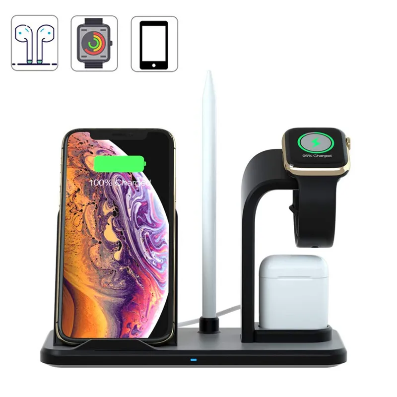 Qi Wireless charger 3 in 1 Holder Stand Charger For watch Apple Watch Series 4 3 2 Iphone XS MAX XR 8 Plus X 8 Airpods
Qi Wireless charger 3 in 1 Holder Stand Charger For watch Apple Watch Series 4 3 2 Iphone XS MAX XR 8 Plus X 8 Airpods