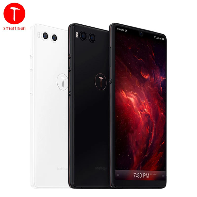 Мобильный телефон Smartisan Nut R1 6 ГБ ОЗУ 128 Гб ПЗУ Snapdragon 845 17 дюйма полный экран 12 Мп + 2