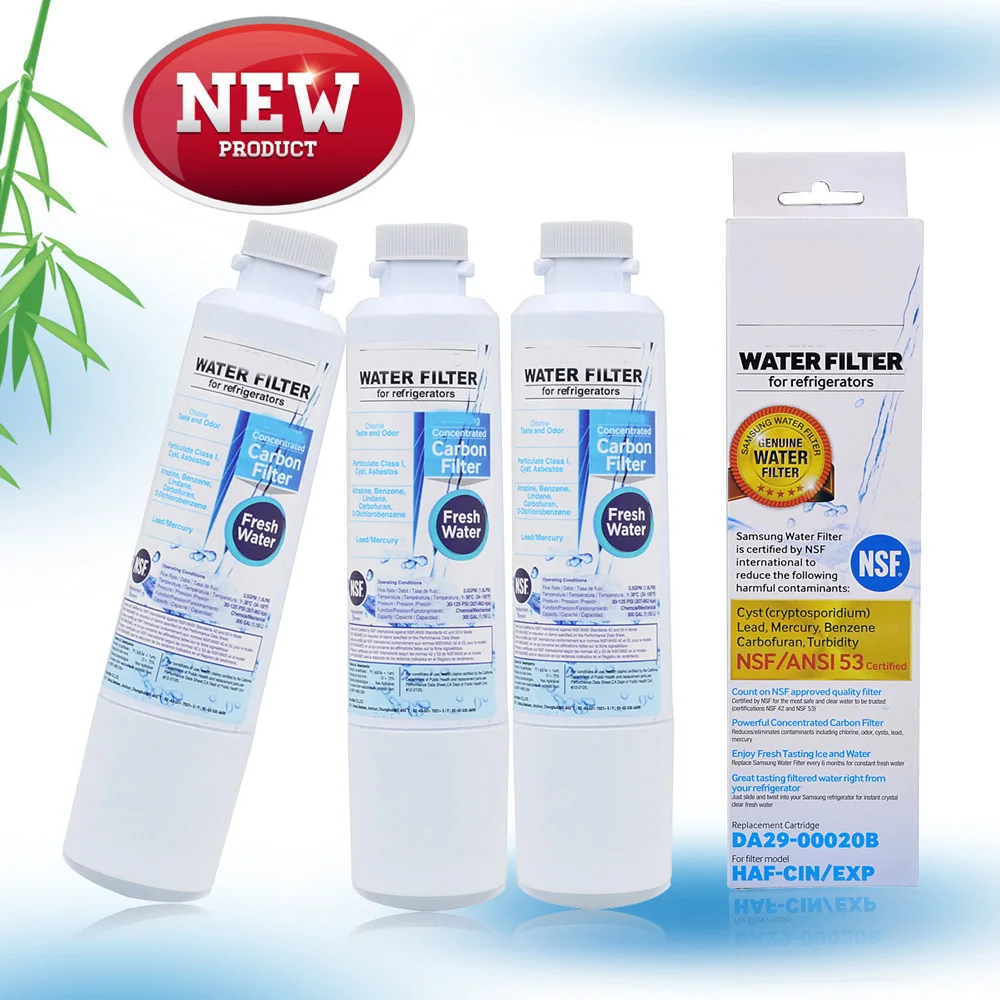 Best Sale Refrigerator Water Filter Active Carbon Water Filter Replacement For Samsung Fresh Water Da29 -00020b 3 Parts lot
Best Sale Refrigerator Water Filter Active Carbon Water Filter Replacement For Samsung Fresh Water Da29 -00020b 3 Parts lot
