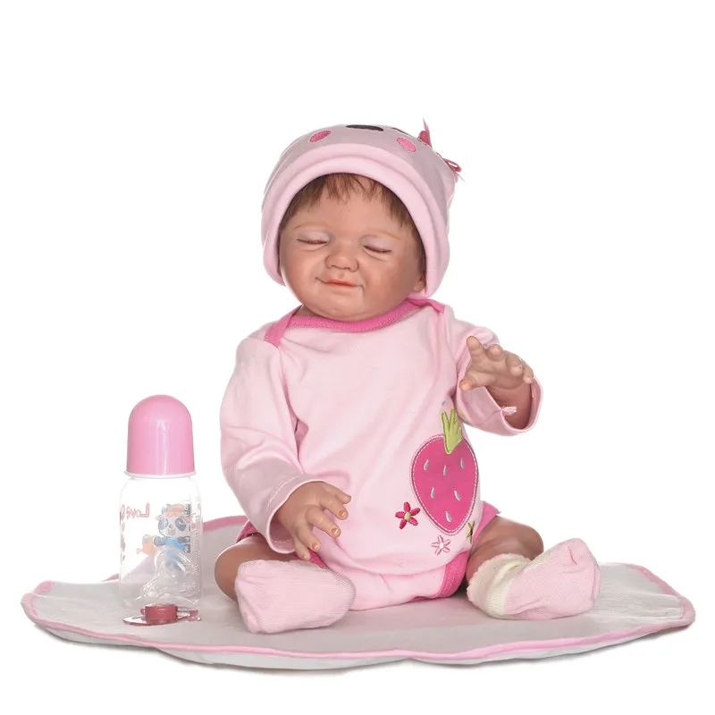 NPK full silicone reborn baby dolls 20"50cm real sleeping dolls for kids gift bebe alive reborn menina de silicone menina
NPK full silicone reborn baby dolls 20"50cm real sleeping dolls for kids gift bebe alive reborn menina de silicone menina