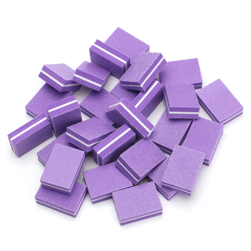 50pcs/lot Mini Nail File Buffer 100/180 Purple Sponge Nail Polish Glitter lime a ongle professional Sanding Buffer Nail Supplies
50pcs/lot Mini Nail File Buffer 100/180 Purple Sponge Nail Polish Glitter lime a ongle professional Sanding Buffer Nail Supplies
