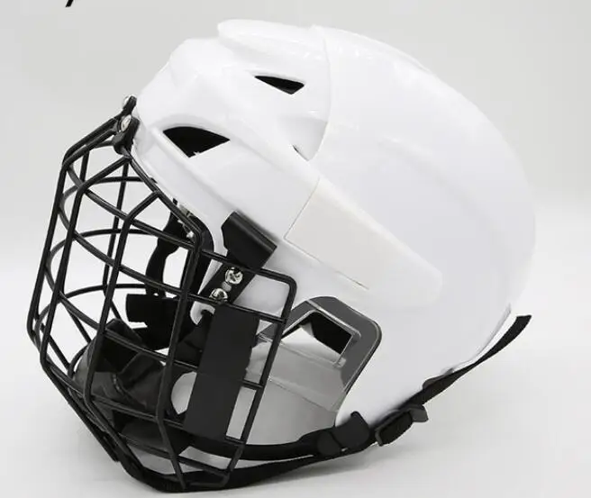 Фото Высококачественный шлем для хоккея с шайбой из пенополистирола защитный занятий