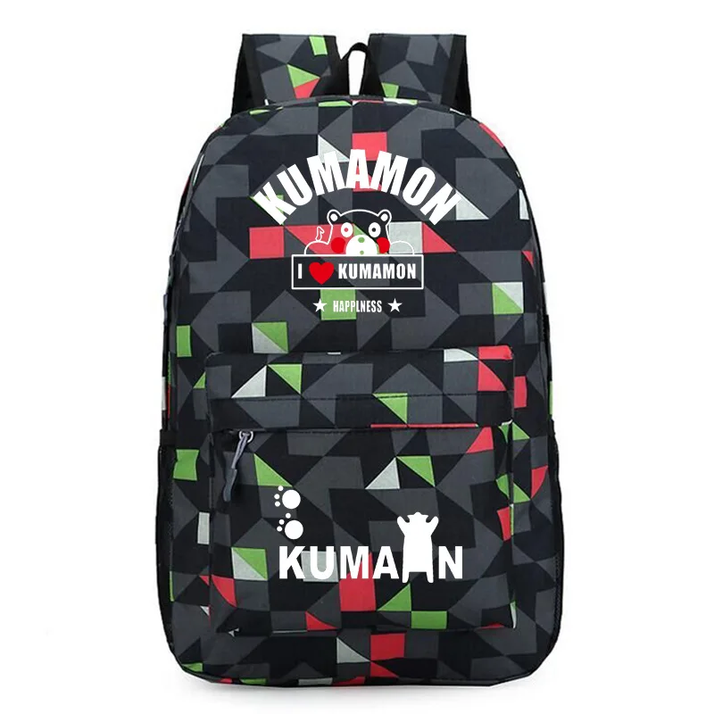 Рюкзак Kumamon из ткани Оксфорд, школьные сумки для ноутбука для женщин и мужчин, большой школьный дорожный ранец
Рюкзак Kumamon из ткани Оксфорд, школьные сумки для ноутбука для женщин и мужчин, большой школьный дорожный ранец