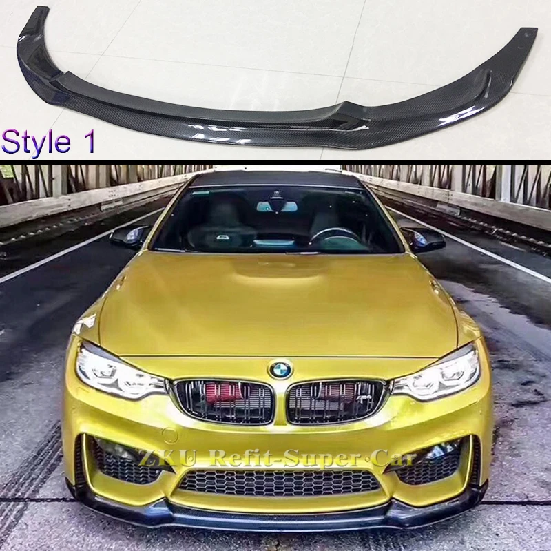 Два вида переднего бампера из углеродного волокна для BMW 3 серии F30 F35 M3 (GG/AN) 2016-2018 |