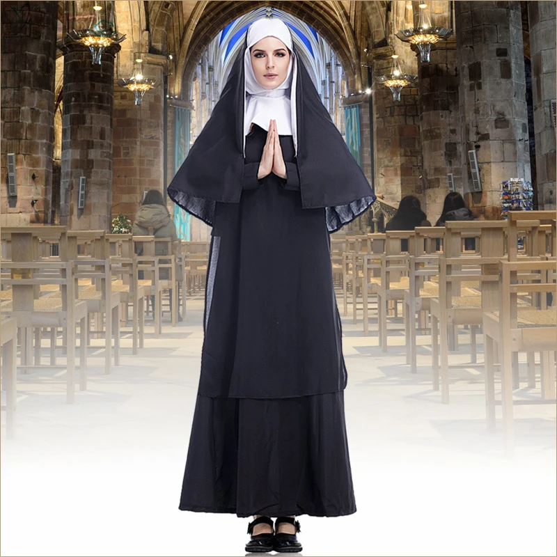 Halloween Jesus Christ Missionary Minister Priest Nun Virgin Mary role-playing cosplay costume
Halloween Jesus Christ Missionary Minister Priest Nun Virgin Mary role-playing cosplay costume