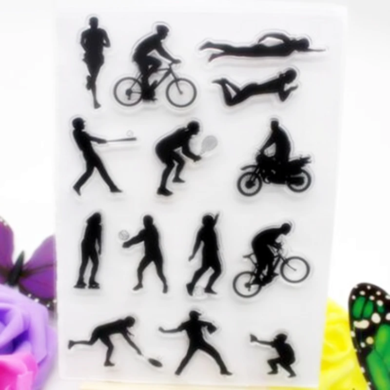 SCS64 Sport Silicone Clear Stamps for Scrapbooking DIY Album Cards Decoration Embossing Folder Craft Rubber Stamp Tools Mold New
SCS64 Sport Silicone Clear Stamps for Scrapbooking DIY Album Cards Decoration Embossing Folder Craft Rubber Stamp Tools Mold New