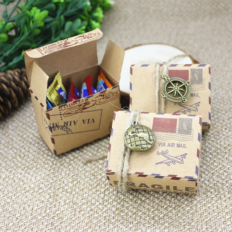 10pcs Creative Anniversary Decorations Candy Kraft Paper Box with Compass Travel Theme Party Supplies Wedding Gifts
10pcs Creative Anniversary Decorations Candy Kraft Paper Box with Compass Travel Theme Party Supplies Wedding Gifts