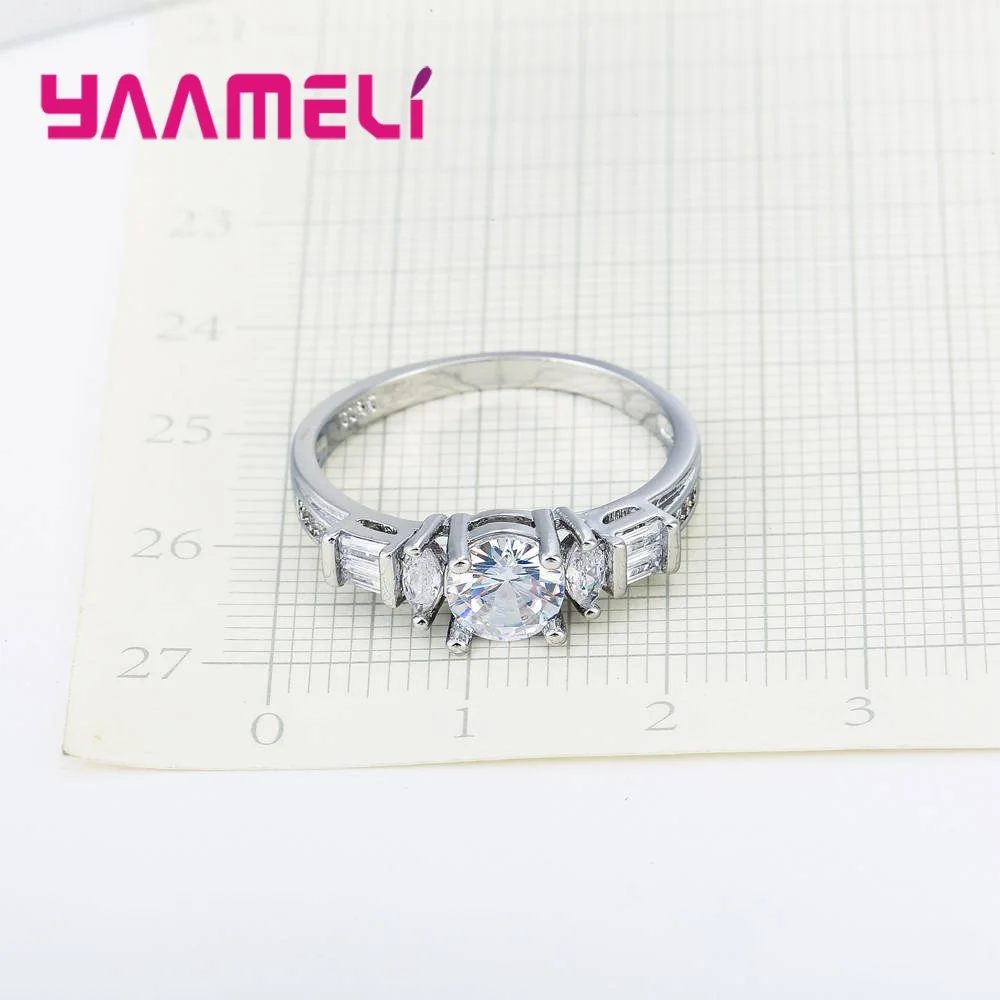 Top Quality 925 Sterling Silver Finger Rings With Shining Clear Crystal Propose Wedding Anniversary Women Gift Jewelry
Top Quality 925 Sterling Silver Finger Rings With Shining Clear Crystal Propose Wedding Anniversary Women Gift Jewelry