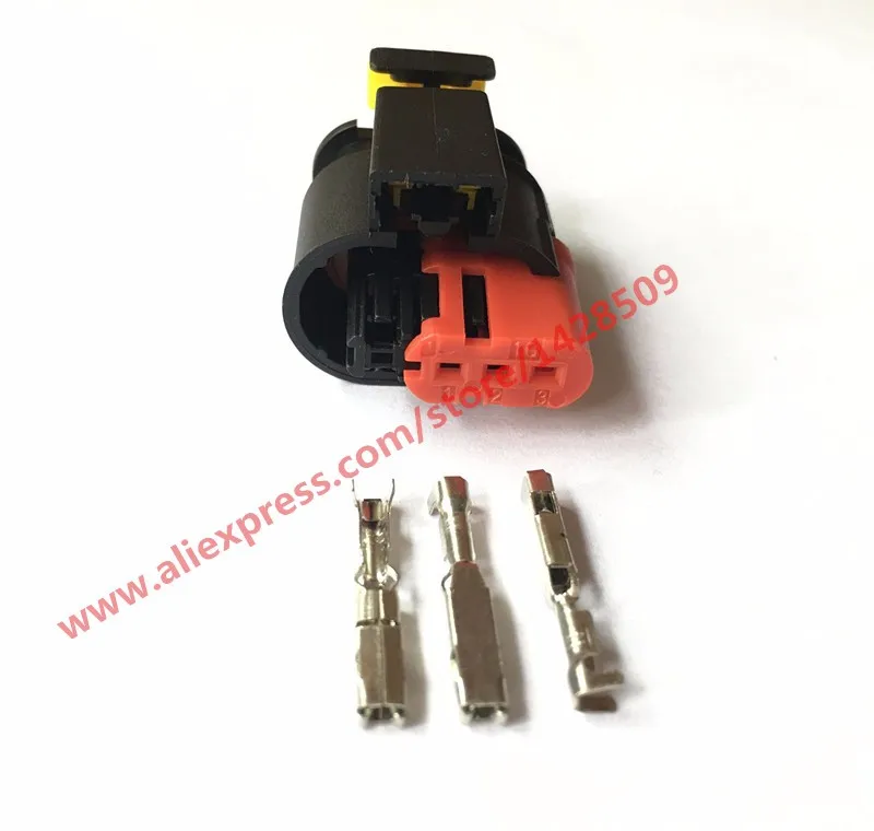 20 Sets 3 Pin Waterproof Automotive Wire Connector Sealed Sensor Fuel/Diesel Injector Ignition coil Connector AMP Tyco 284425-1
20 Sets 3 Pin Waterproof Automotive Wire Connector Sealed Sensor Fuel/Diesel Injector Ignition coil Connector AMP Tyco 284425-1