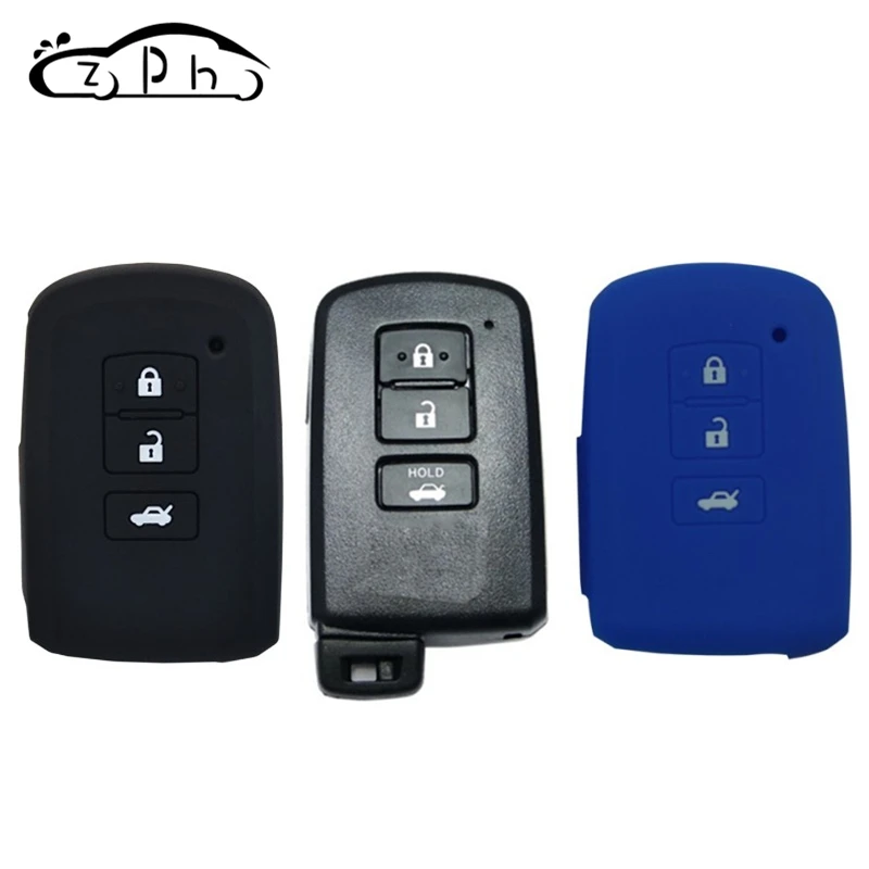 For Toyota Camry Corolla Avalon Rav4 Land Cruiser Car Remote Key Holder Protector 3 Button Silicone Key Fob Shell Cover Case Hot
For Toyota Camry Corolla Avalon Rav4 Land Cruiser Car Remote Key Holder Protector 3 Button Silicone Key Fob Shell Cover Case Hot