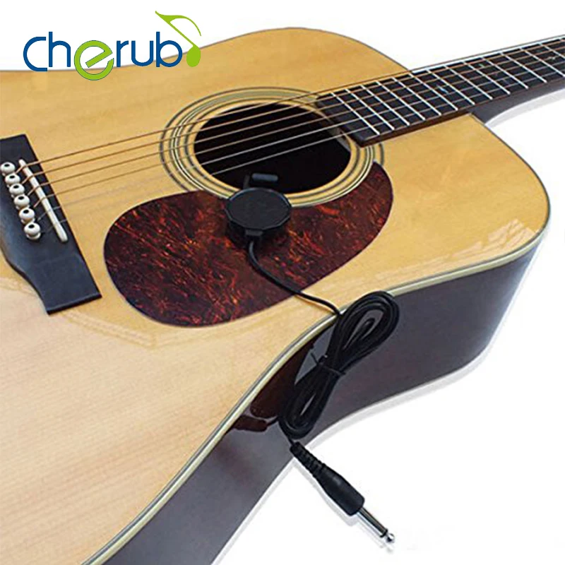 Cherub WCP-60G Acoustic Guitar Pickup Acoustic Guitar/Violin/ Black Clip On Pickup with 1/4 Jack 2.5M Cable Cherub Pickup(Black)
Cherub WCP-60G Acoustic Guitar Pickup Acoustic Guitar/Violin/ Black Clip On Pickup with 1/4 Jack 2.5M Cable Cherub Pickup(Black)