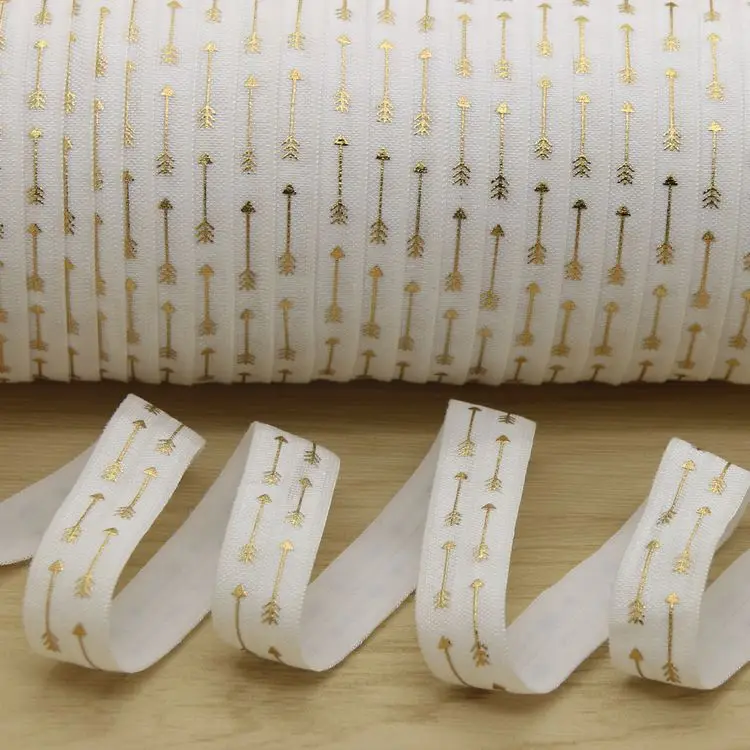 5/8'' Free shipping arrows gold foil printed Fold Elastic FOE headband headwear hairband diy decoration wholesale OEM P5853
5/8'' Free shipping arrows gold foil printed Fold Elastic FOE headband headwear hairband diy decoration wholesale OEM P5853