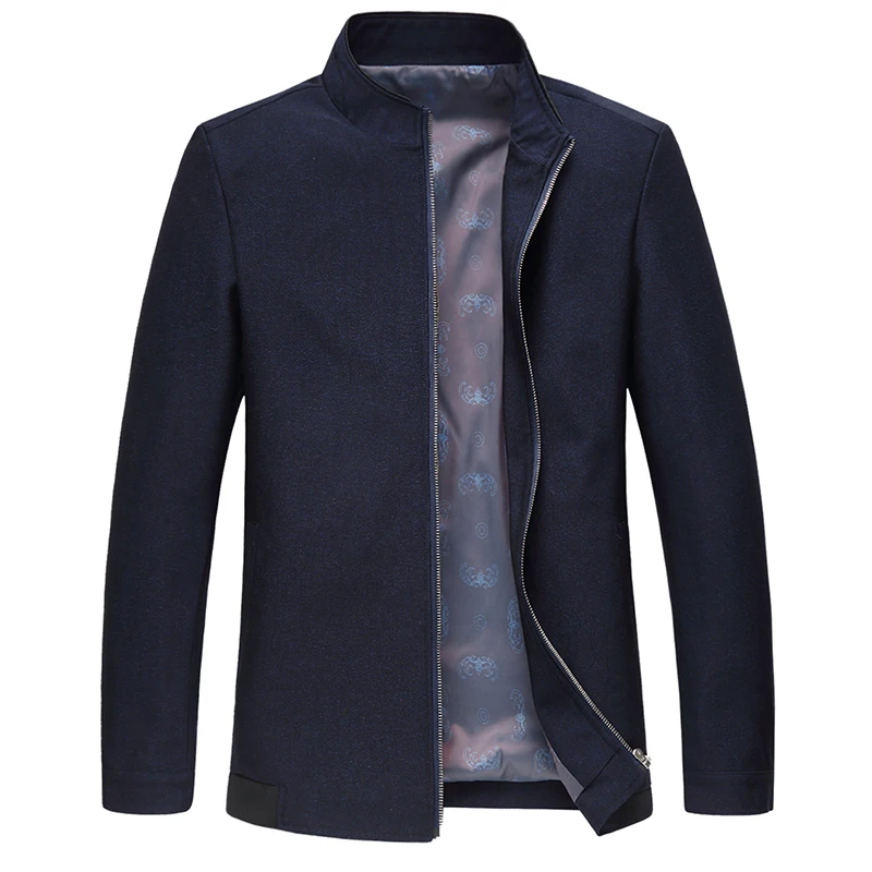middle aged elderly mens jackets and coats Spring and autumn jacket men Loose and comfortable Asia size S - XXXXL