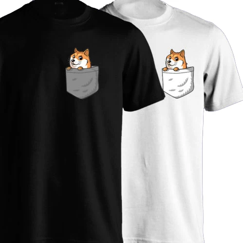 DOGE Pocket T shirt men dog cute funny short sleeve casual printed Tee US plus size
DOGE Pocket T shirt men dog cute funny short sleeve casual printed Tee US plus size