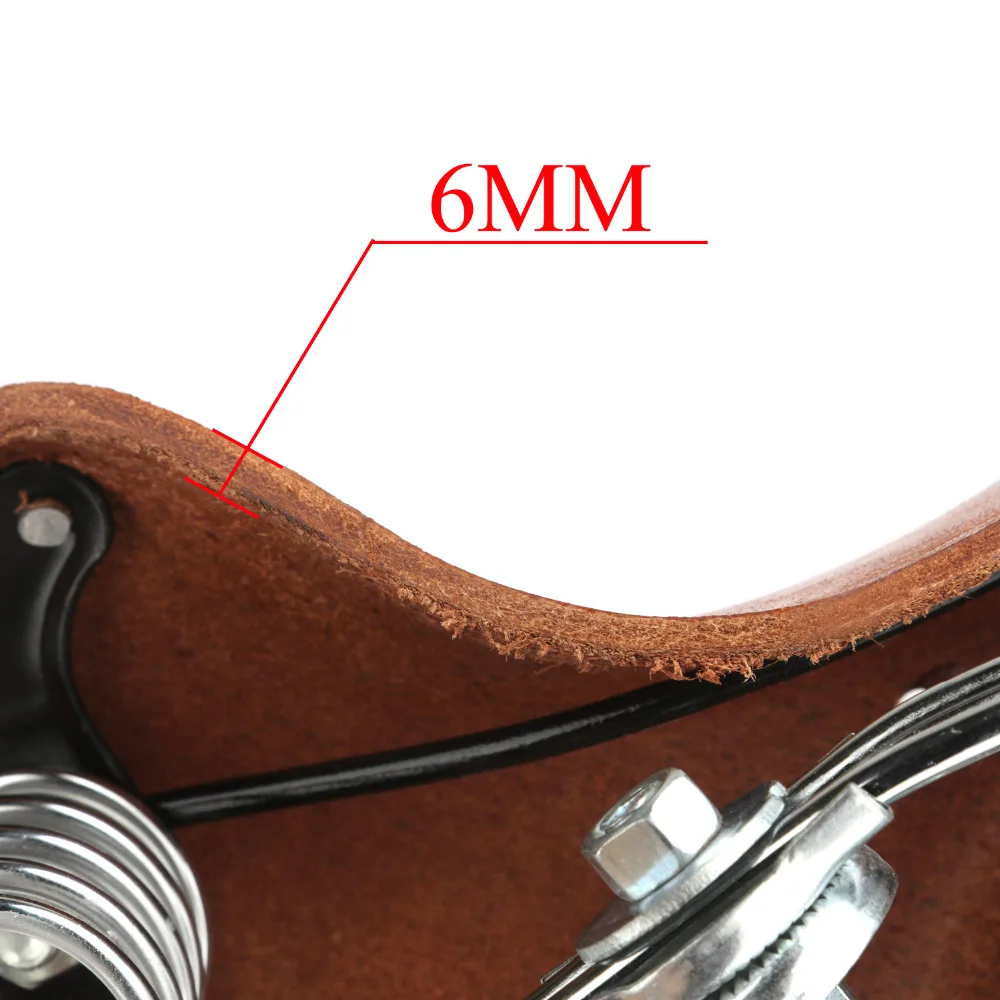 Tourbon Retro Vintage Leather Bike Bicycle Saddle Back Seat 3 Springs for Cycling
Tourbon Retro Vintage Leather Bike Bicycle Saddle Back Seat 3 Springs for Cycling