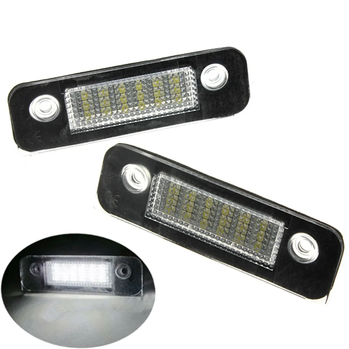 Светодиодный светильник для номерного знака автомобиля SMD 2 шт. 12 В 18 дюймов белый
