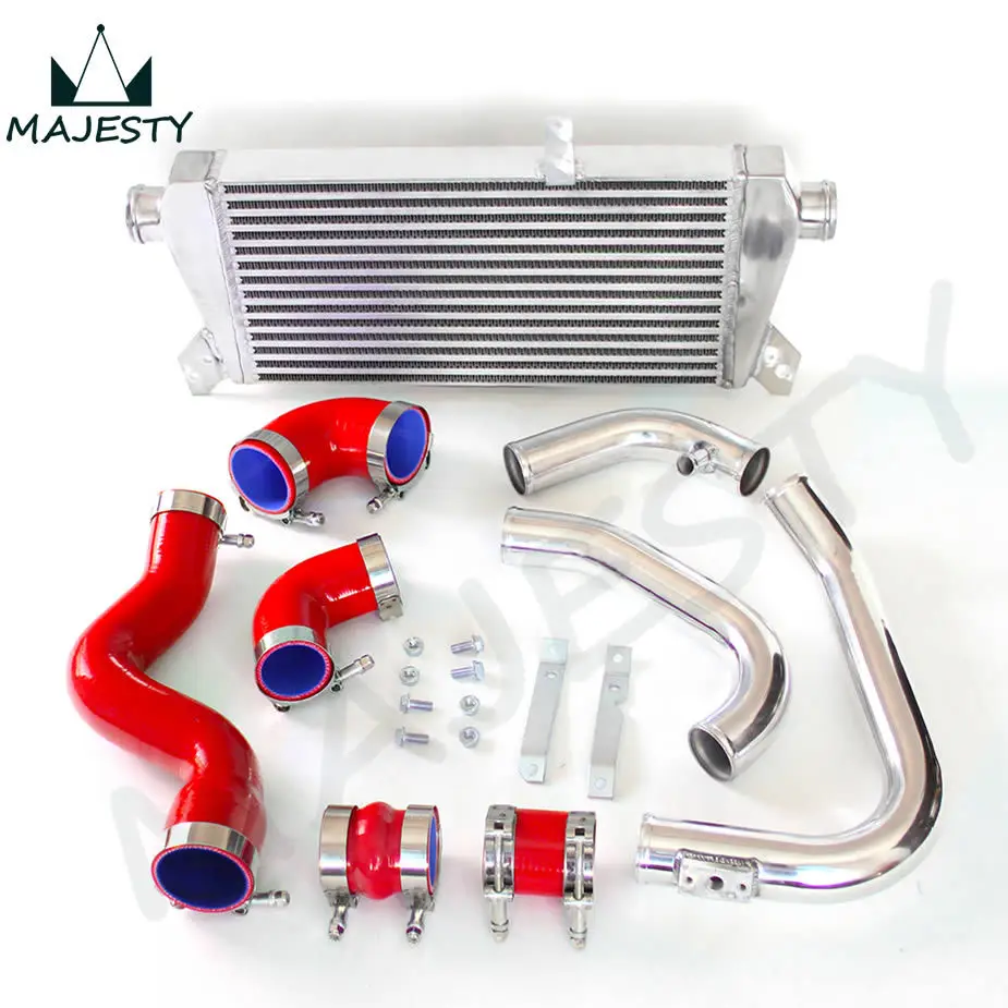 New Front Mount Intercooler Kit for Audi A4 1.8T Turbo B6 Quattro 2002-2006 silicone hose color RED SIZE 66*38*19
New Front Mount Intercooler Kit for Audi A4 1.8T Turbo B6 Quattro 2002-2006 silicone hose color RED SIZE 66*38*19
